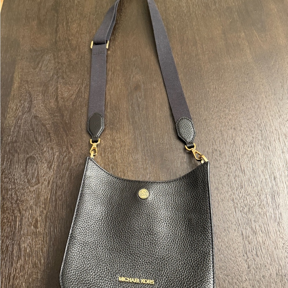 Michael Kors Black Pebbled Leather Bag
